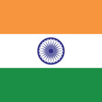 Tiranga; Tricolour, Proportion 2:3, Flag of India.