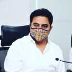 కేటీఆర్ స్పూర్తికి హ్యాట్సాప్ !! KTR WITH MASK